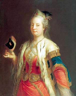 Marie-Thérèse Walburge Amélie Christine de Habsbourg ou Marie-Thérèse au masque - l'impératrice aime aussi les fêtes et les bals